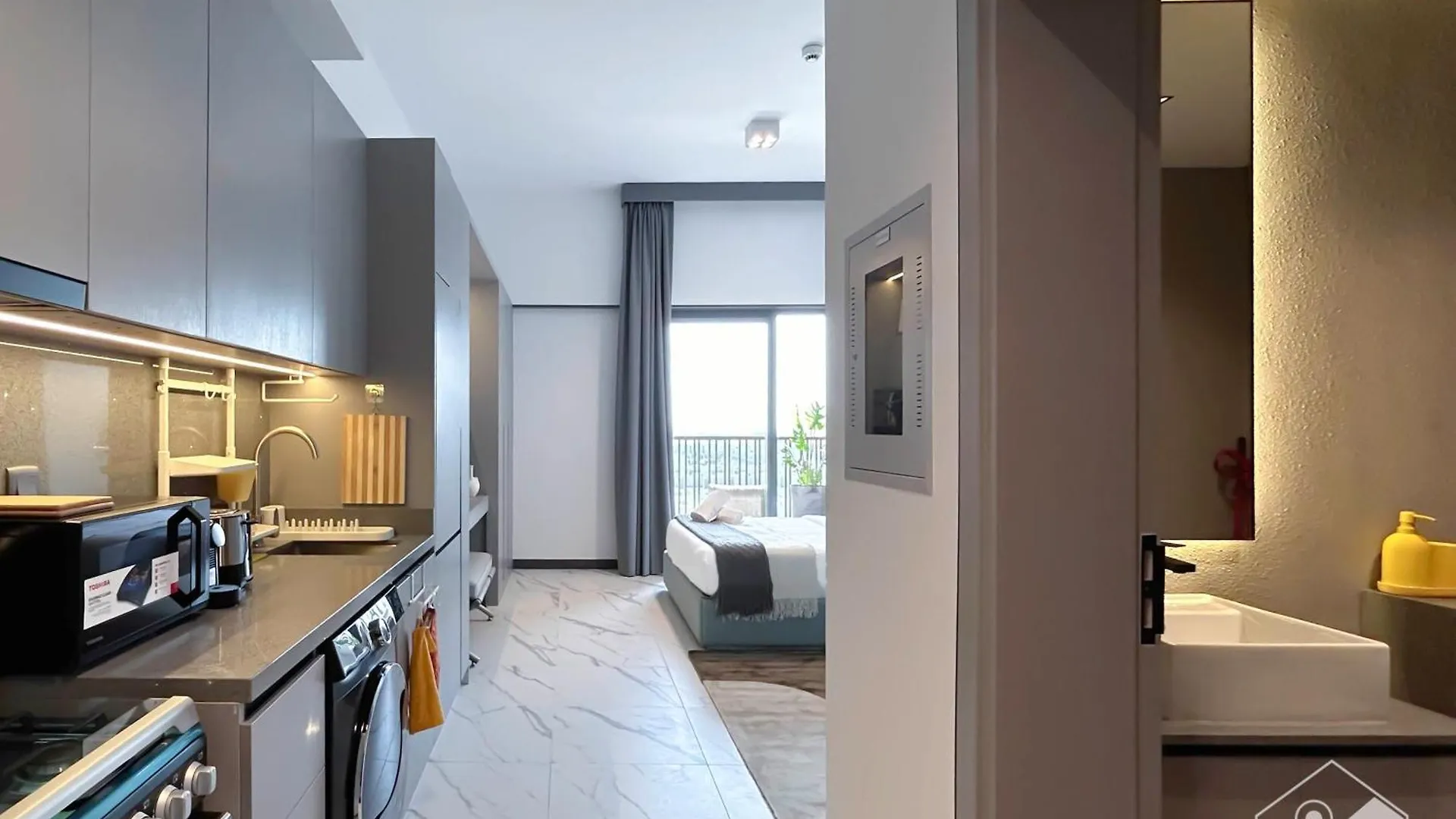 Apartment Modern Meydan Studio With Private Balcony Dubai United Arab Emirates